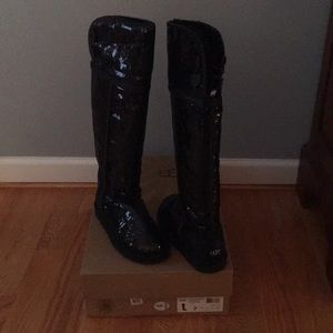 UGG Over The knee Bailey Button Sparkles